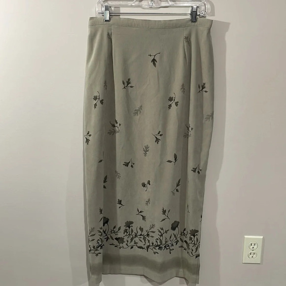 Vintage Norton McNaughton Skirt Set Long Sleeve Button Up Top 12/14 - Picture 2 of 16